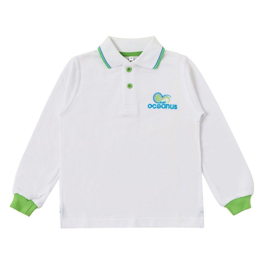 Polo Manga Comprida Unisexo Pré